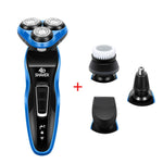 4 In 1 Male Electric Shaver Whole Body Washable Shaving Machine Rechargeable Beard Trimmer Multifunctional Floating Razor