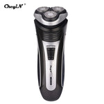 100-240V Rechargeable Electric Shaver 3D Triple Floating Blade Heads Shaving Razors Face Care Men Beard Trimmer Machine Washable